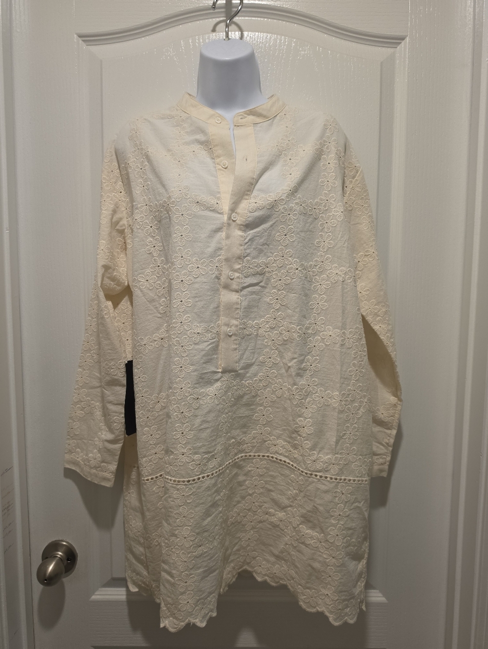 Pomander Place Ivory Eyelet Penny Dress Size Small